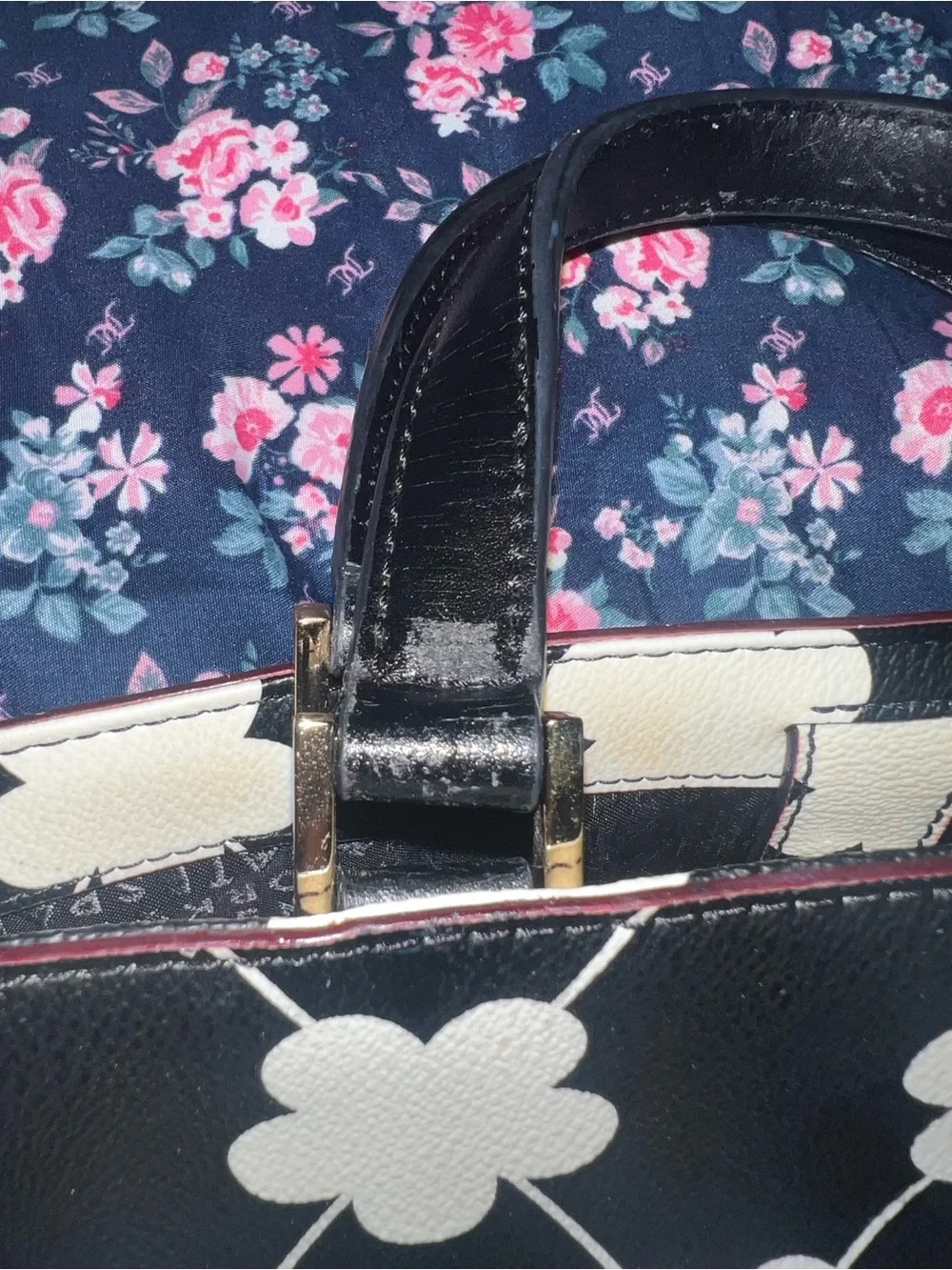 Kate spade grant street floral Jules satchel